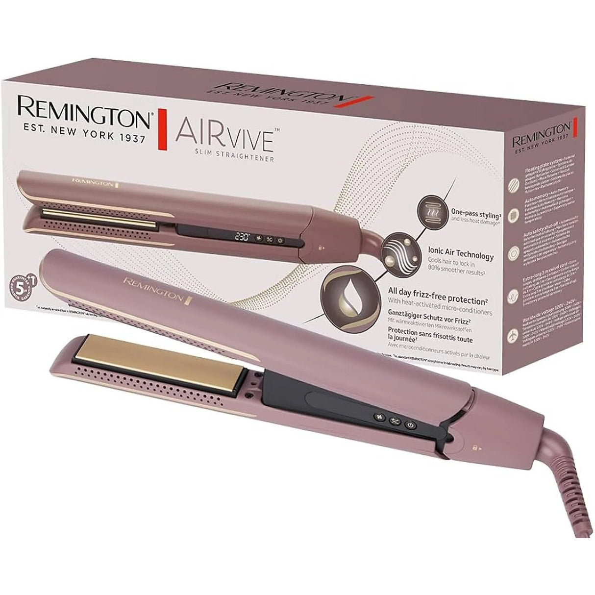 Remington AirVive™ Slim Straightener glattejern
