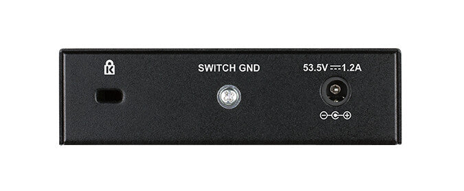 D-Link DGS-1005P/E netværksswitch Ikke administreret Gigabit Ethernet (10/100/1000) Strøm over Ethernet (PoE) Sort