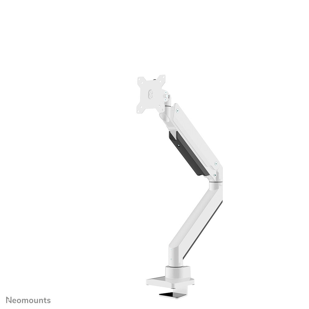 Neomounts NM-D775WHITEPLUS Monitor arm 10-49" - gas spring - Topfix - 180°-stop