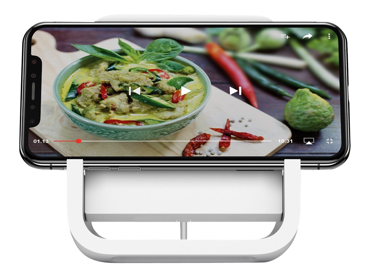 Logitech Trådløs opladningsstander 7.5Watt hvid