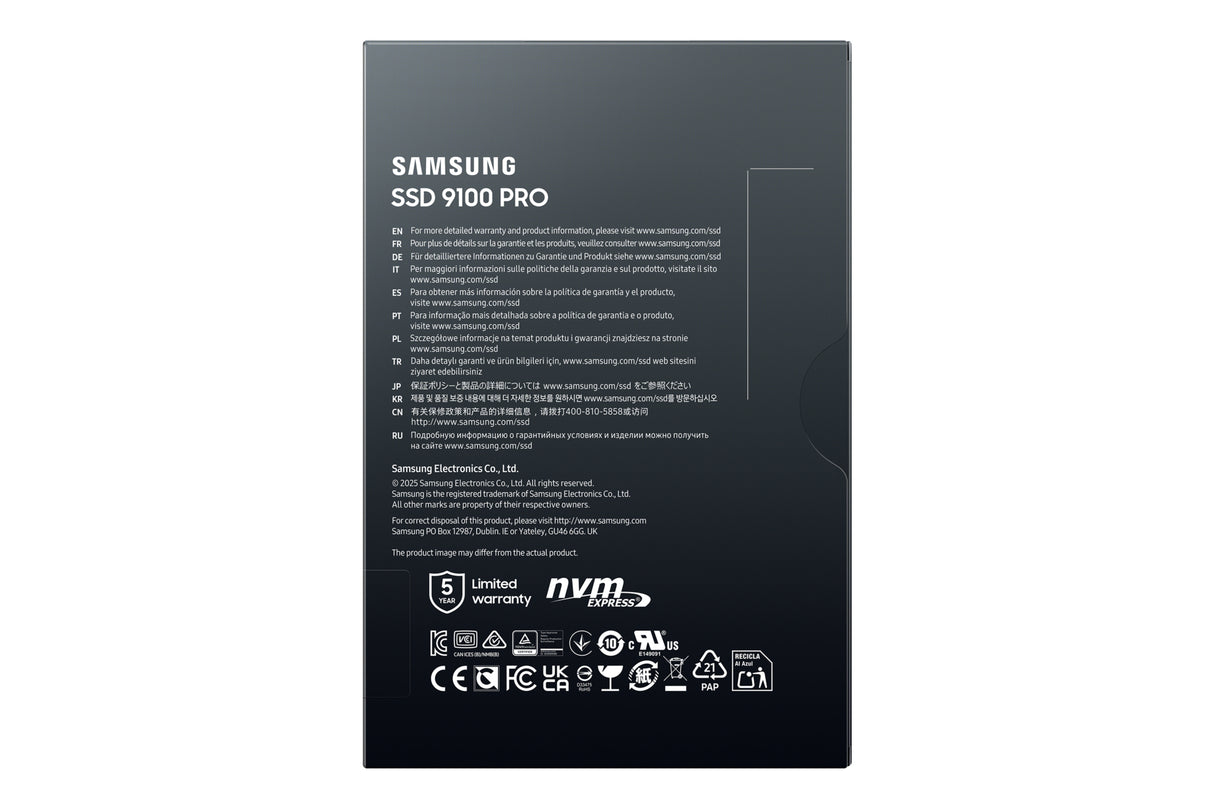 Samsung MZ-VAP2T0 2 TB M.2 PCI Express 5.0 NVMe V-NAND TLC