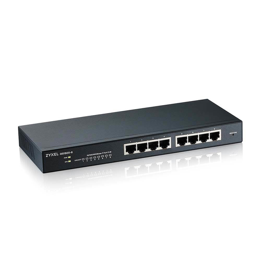 Zyxel GS1900-8, 8 Porte L2 Smart Switch