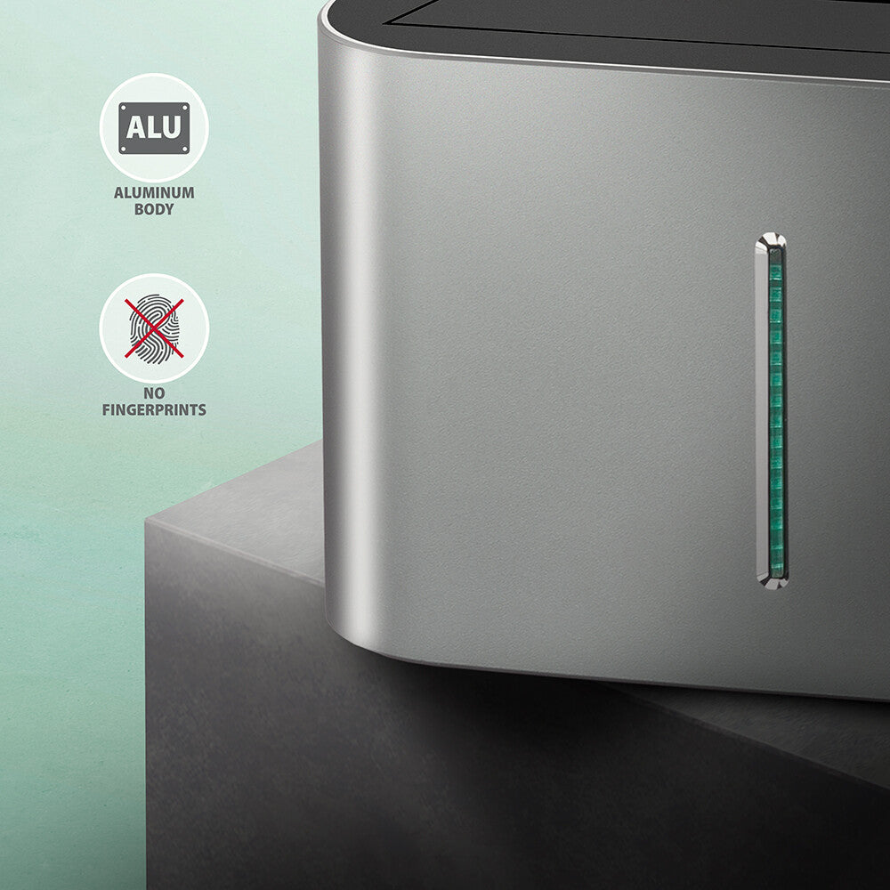 Axagon ADSA-DC drev dockingstation USB 3.2 Gen 1 (3.1 Gen 1) Type-A Grå
