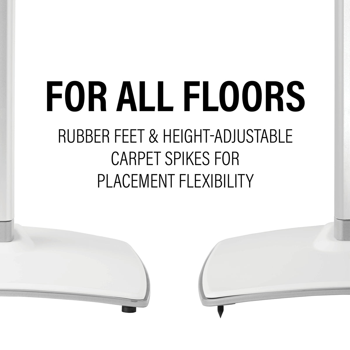SANUS WSSE3A2-W2 - ADJUSTABLE SPEAKER STAND SONOS ERA 300 - PAIR - WHITE