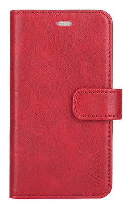 Radicover RAD233 mobiltelefon etui 15,5 cm (6.1") Tegnebogsetui Rød