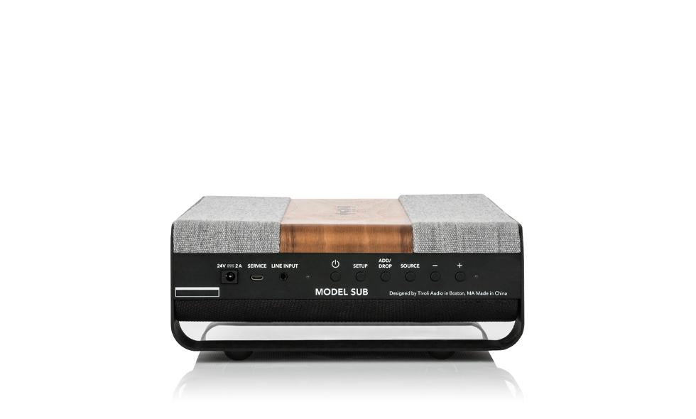 Tivoli Audio Model Sub - EU subwoofer med WiFi walnut/grey