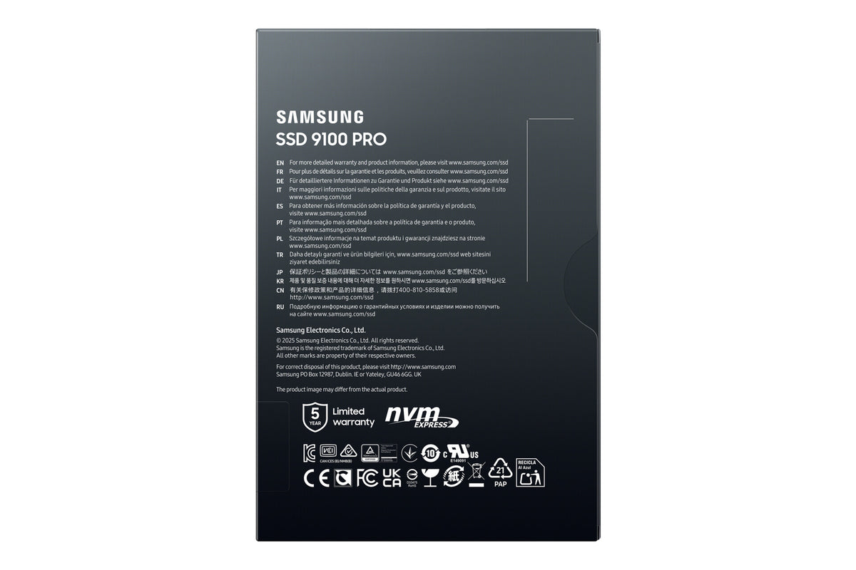 Samsung 9100 PRO SSD MZ-VAP2T0 2TB M.2 PCI Express 5.0 x4 (NVMe)