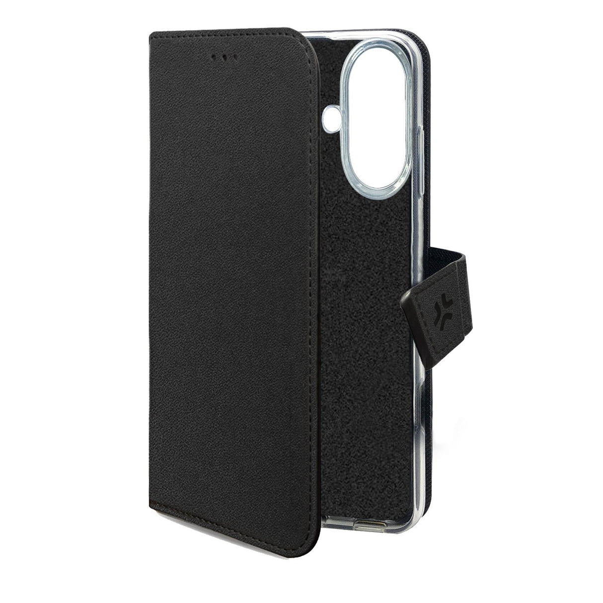 Celly WALLY mobiltelefon etui 17 cm (6.7") Tegnebogsetui Sort