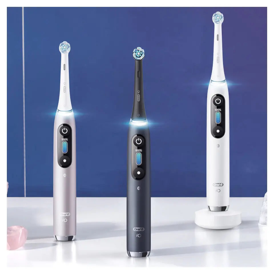 Oral-B iO Series 9 Duo Elektrisk tandbørste Black Onyx/Rose Quartz