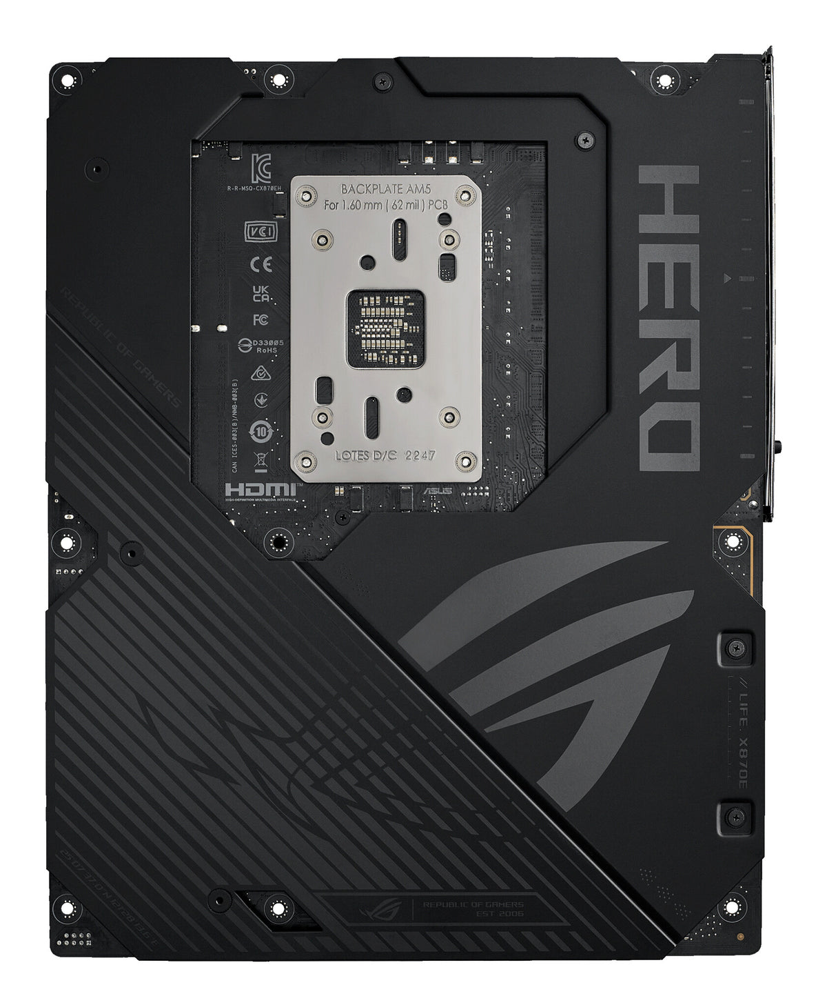 ASUS ROG CROSSHAIR X870E HERO AMD X870E Socket AM5 ATX