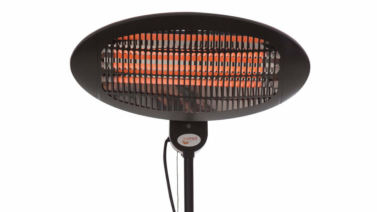 Sunred SMQ2000A electric space heater Indoor & outdoor Black 2000 W Quartz electric space heater