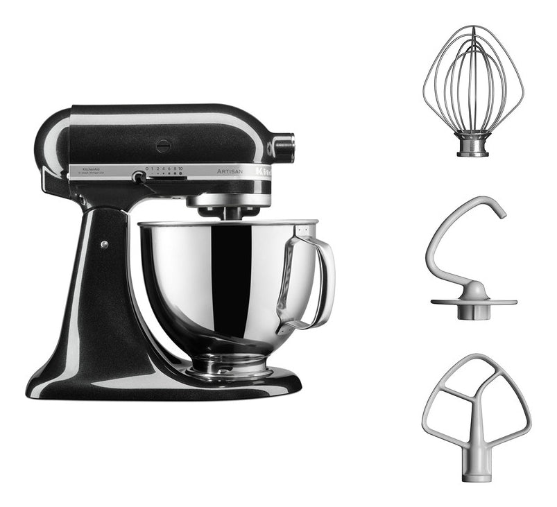 KitchenAid Artisan 5KSM125EOB Køkkenmaskine 4.8liter Sort onyx