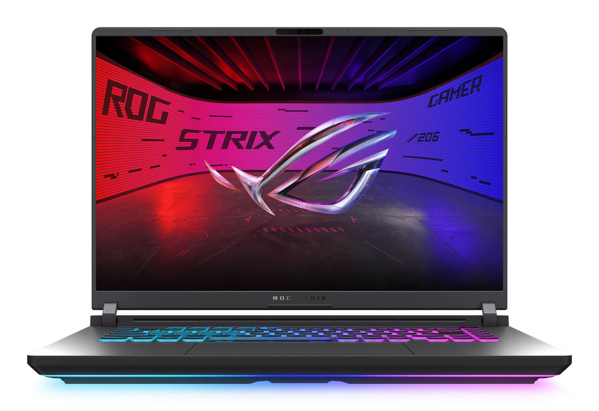 ASUS ROG Strix G15 G615LW-S5075W Intel Core Ultra 9 275HX Laptop 40,6 cm (16") WQXGA 16 GB DDR5-SDRAM 1 TB SSD NVIDIA GeForce RTX 5080 Wi-Fi 7 (802.11be) Windows 11 Home Sort, Grå