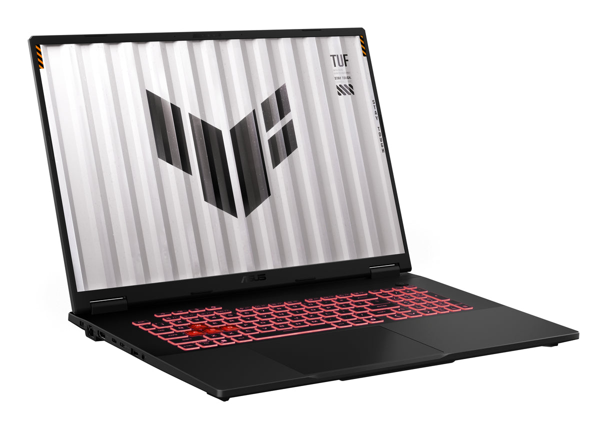 ASUS TUF Gaming A18 FA808UM-S8015W AMD Ryzen™ 7 260 Laptop 45,7 cm (18") WUXGA 16 GB DDR5-SDRAM 512 GB SSD NVIDIA GeForce RTX 5060 Wi-Fi 6E (802.11ax) Windows 11 Home Sort, Grå