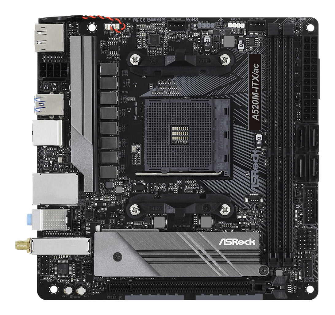 ASRock A520M-ITX/ac Mini ITX AM4 AMD A520