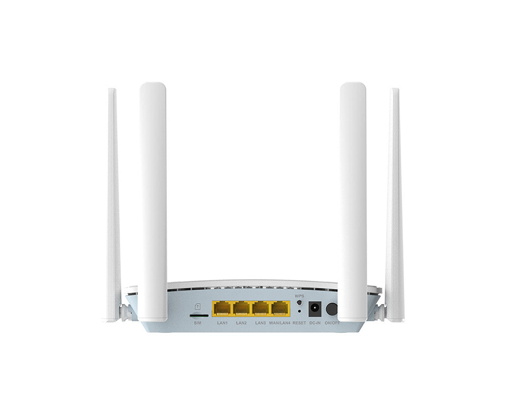 D-Link G403C/E trådløs router Hurtigt ethernet Enkelt band (2,4 GHz) 4G Hvid