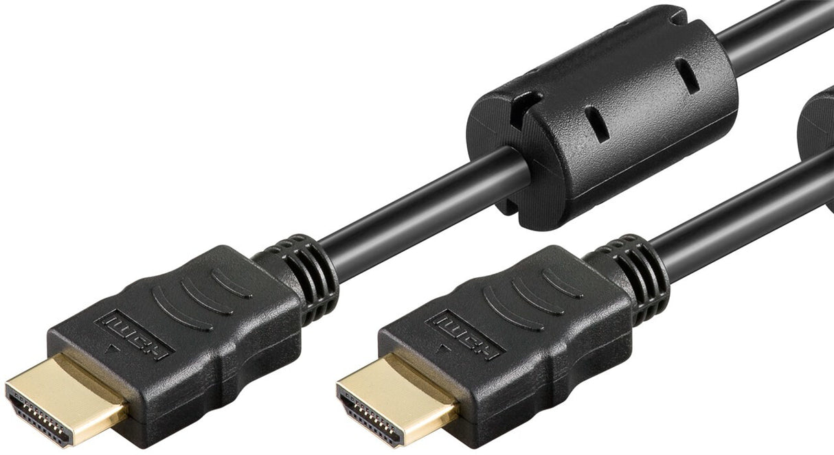Goobay 31912 HDMI-kabel 15 m HDMI Type A (Standard) Sort