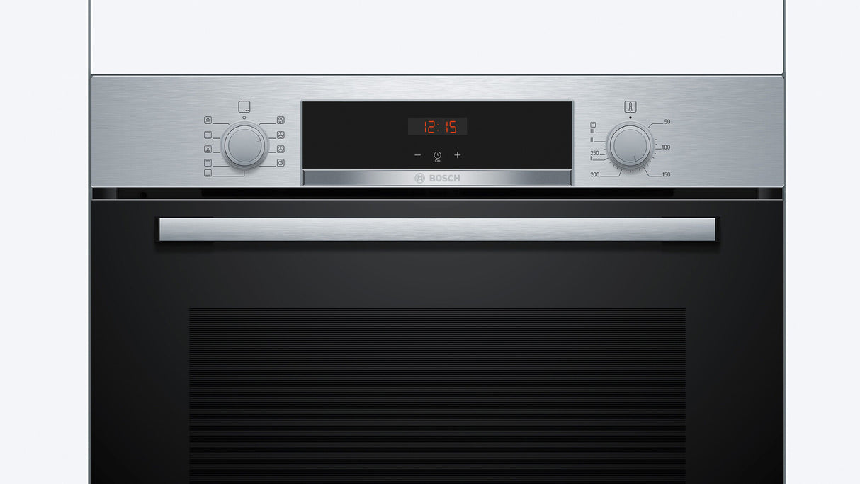 Bosch Serie 4 HBA534BS3 ovn 71 L 3400 W Sort, Rustfrit stål