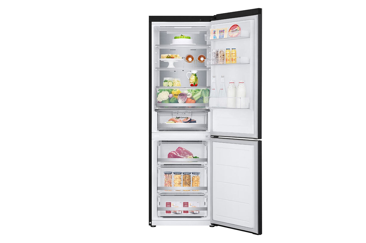 LG GBV5150DEP køle-/fryseskab Fritstående 344 L Sort