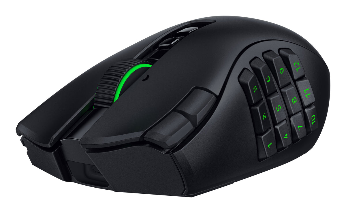 Razer Naga V3 Pro mouse Gaming Right-hand RF Wireless + Bluetooth + USB Type-C Optical 50000 DPI