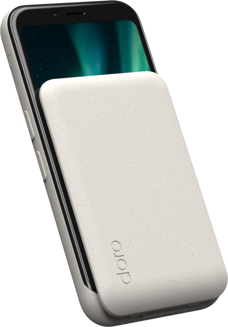 Doro Aurora 21 11,4 cm (4.5") Dual SIM Android 14 4G USB Type-C 4 GB 64 GB 3000 mAh Hvid