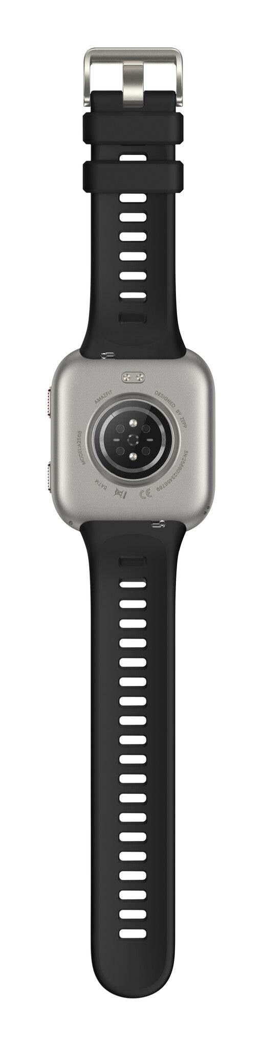 Amazfit Bip Max 5,26 cm (2.07") AMOLED Digital 432 x 514 pixel Berøringsskærm Sølv Wi-Fi GPS (satellit)
