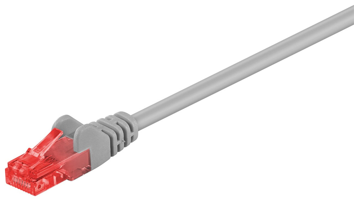 Goobay CAT 6 U/UTP CCA 0,25m Grey