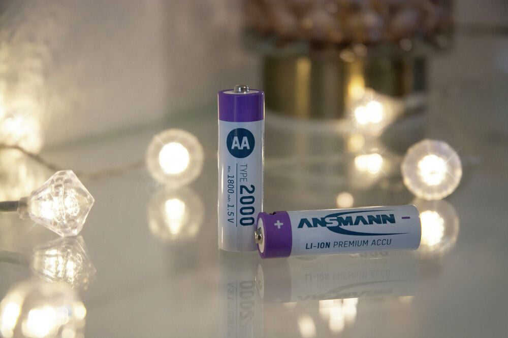 Ansmann 1312-0036 husholdningsbatteri Genopladeligt batteri AA Lithium-Ion (Li-Ion)