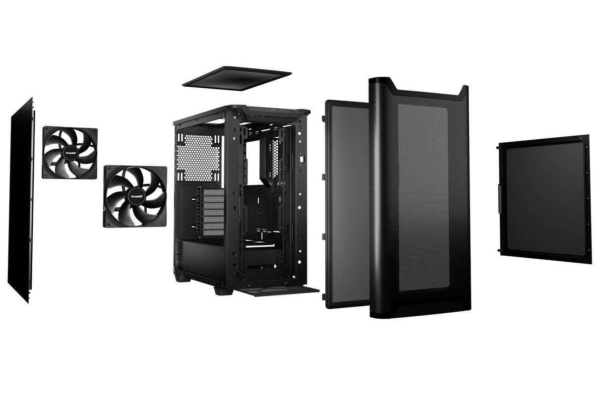 be quiet! PURE BASE 501 Airflow Black Midi Tower Sort