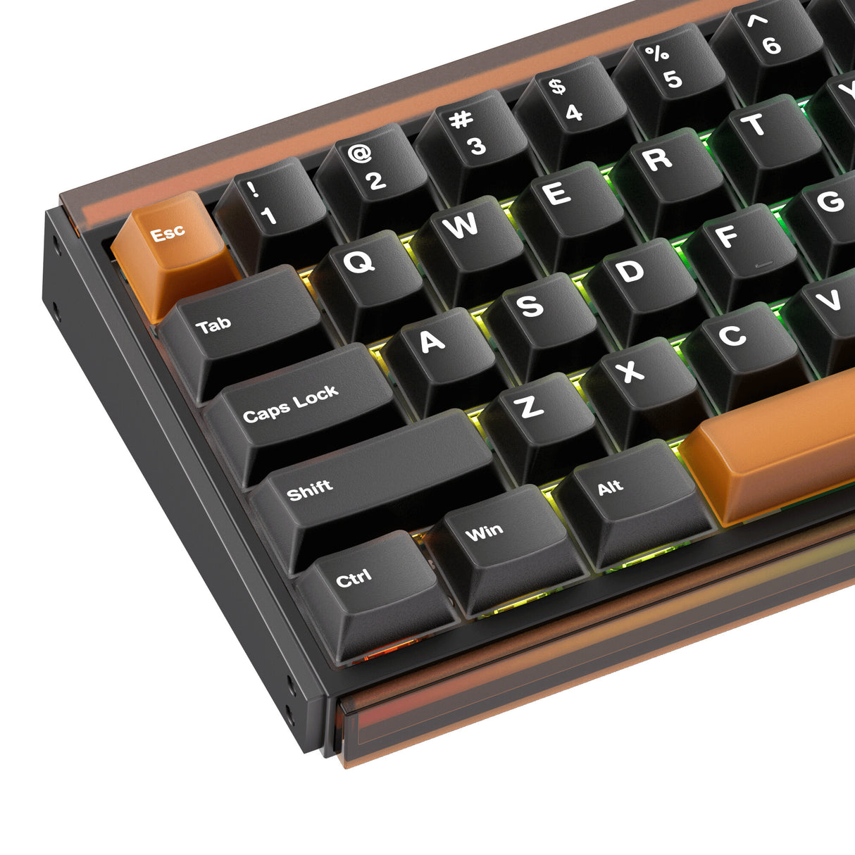 Akko Ray68 HE tastatur Spil USB + RF Wireless + Bluetooth QWERTY US engelsk Sort