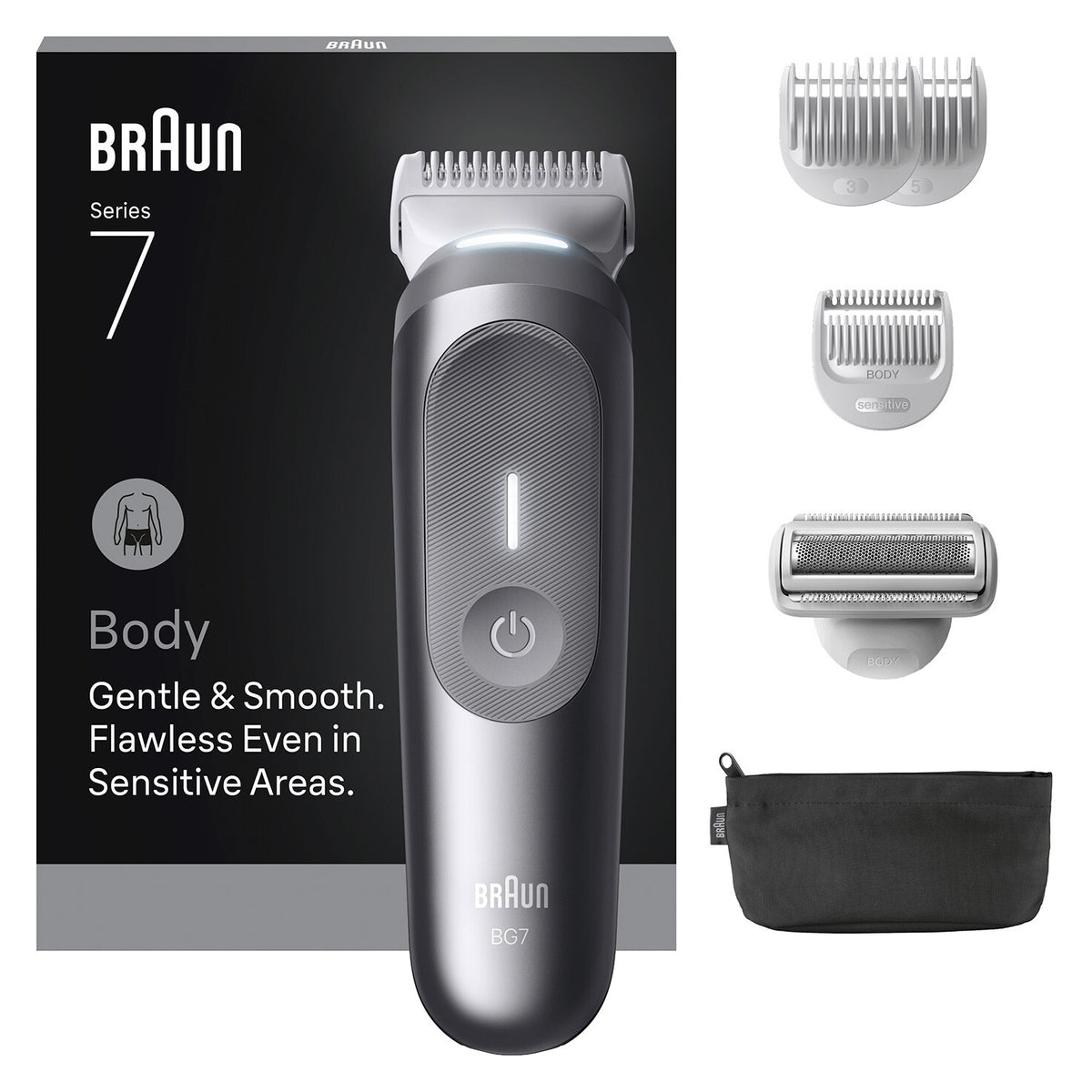 Braun Series 7 BG7550 Kropstrimmer Grå