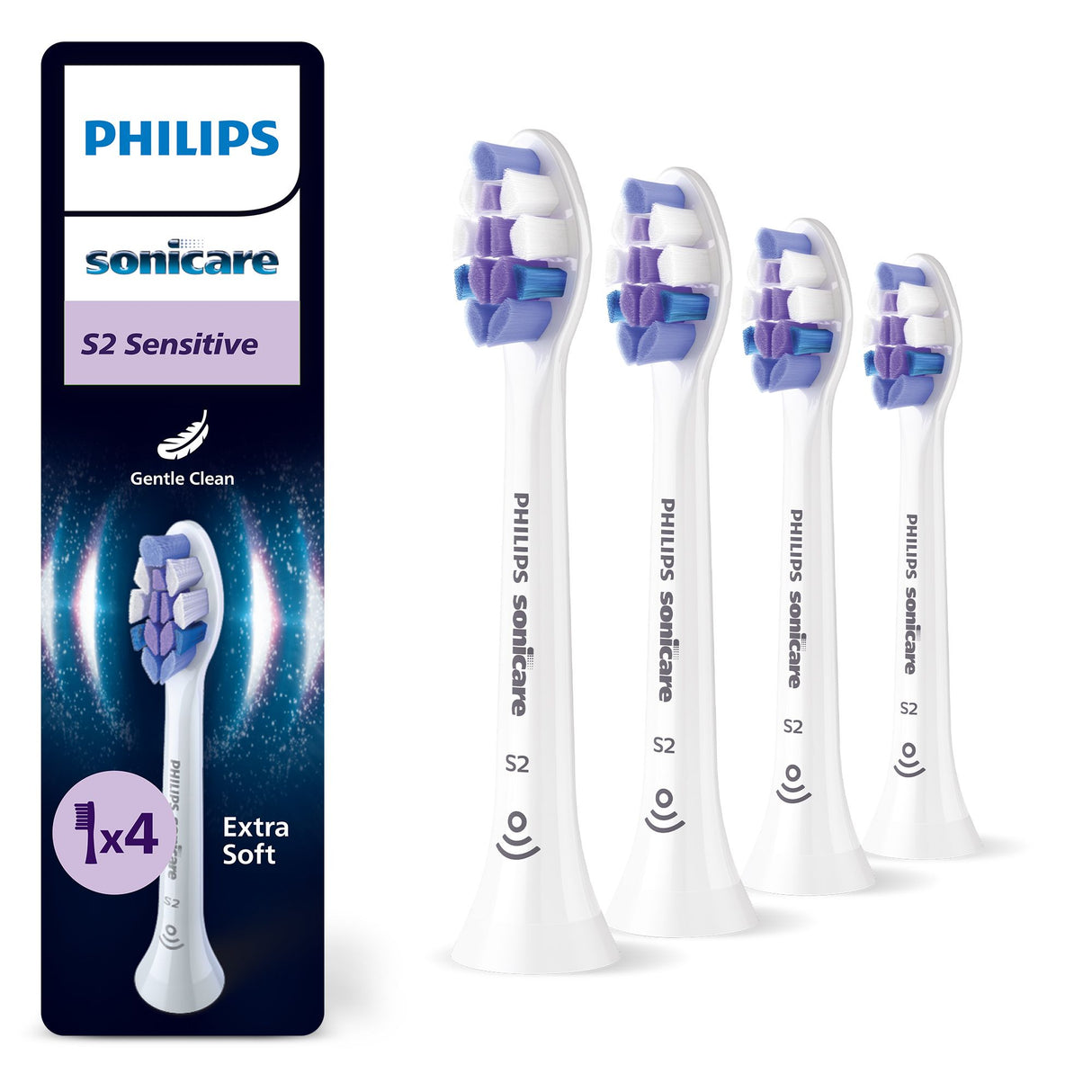 Philips HX6054/87 Tandbørstehoveder Hvid