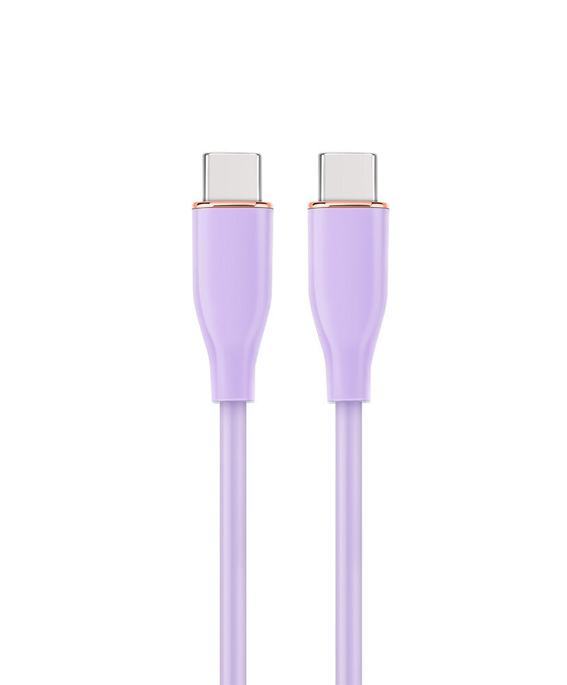 Gembird CC-USB2S-CMCM-1.5M-P USB-kabel USB 2.0 1,5 m USB C 480 Gbit/sek. Lilla