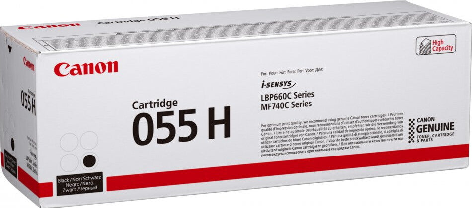 Canon 055H tonerpatron 1 stk Original Sort