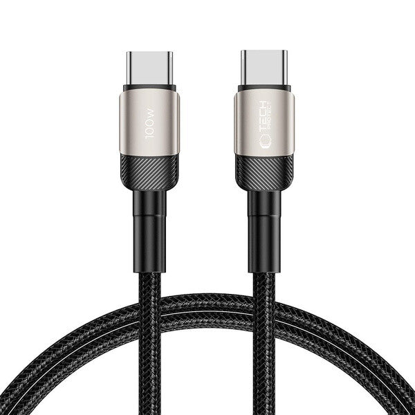 Tech-Protect 5906203690633 USB-kabel 1 m USB C 0,48 Gbit/sek. 100 W Titanium