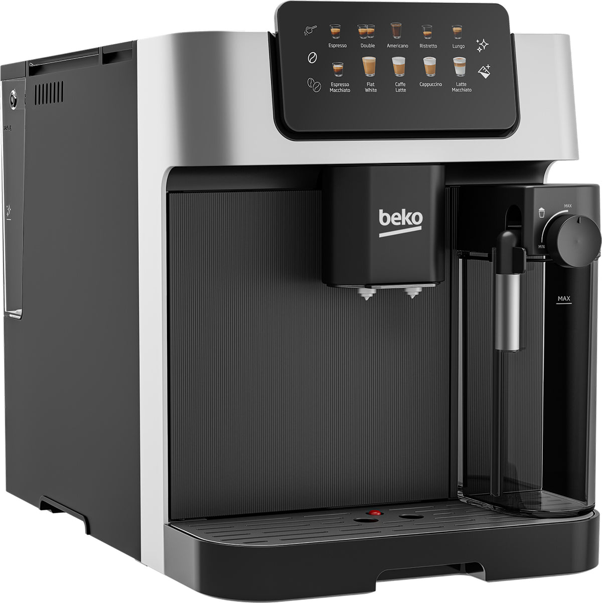 Beko CEG7304X CaffeExperto Bean To Cup Coffee Machine with Integrated Milk Jug