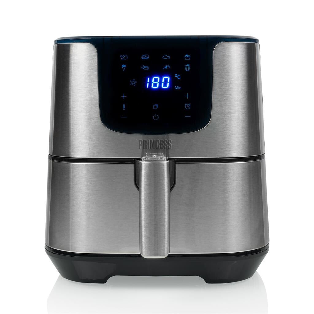 Princess 182060 Enkelt 5,5 L Enkeltstående 1700 W Varmluftsteger Sølv