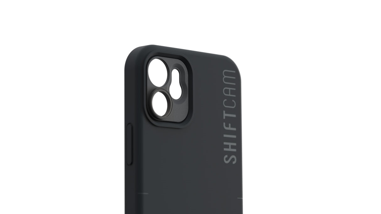 ShiftCam Silicone Case with In-Case Lens Mount for iPhone 12 Mini - Black
