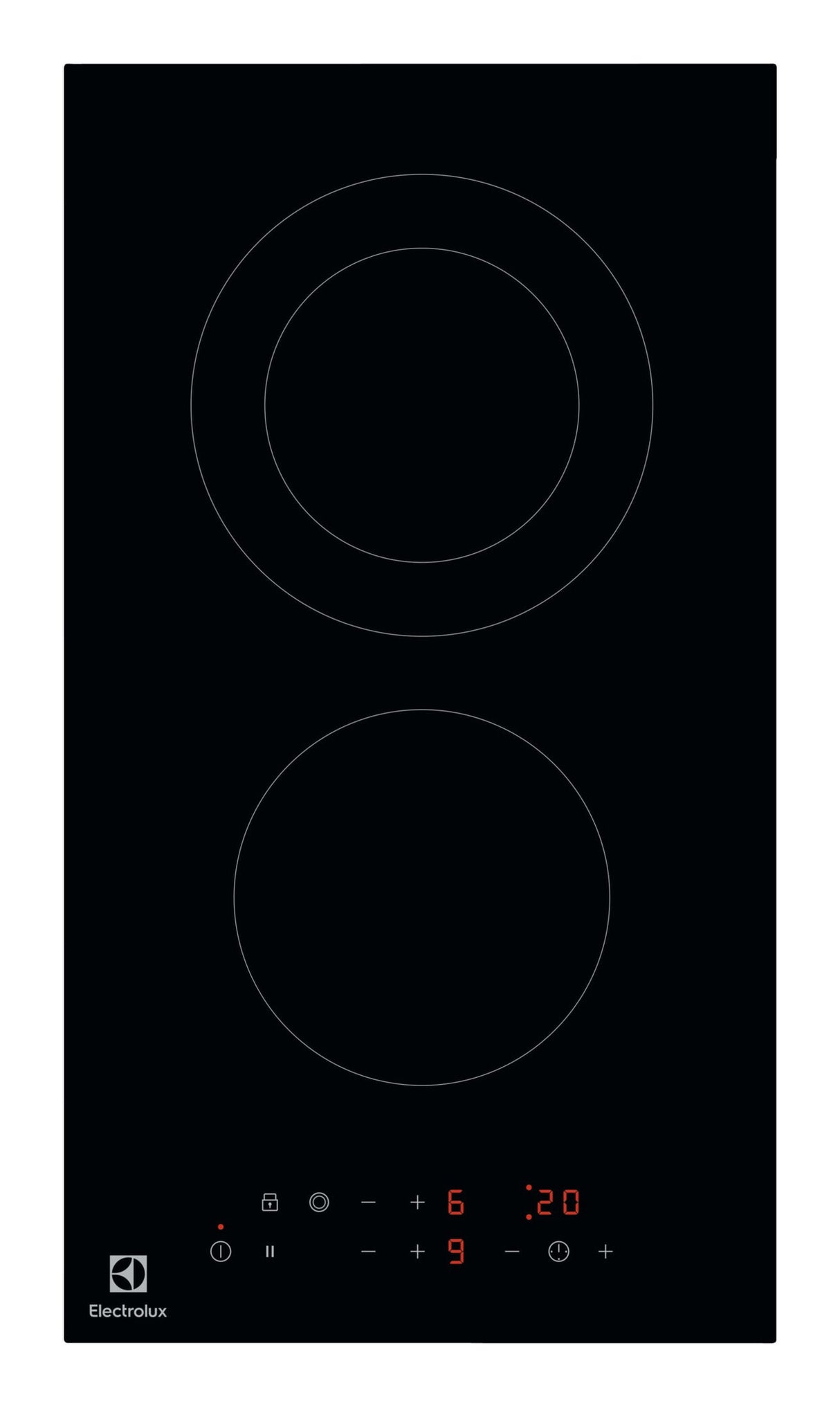 Electrolux LHR3233CK Sort Indbygget 29 cm Keramisk 2 zone(s)