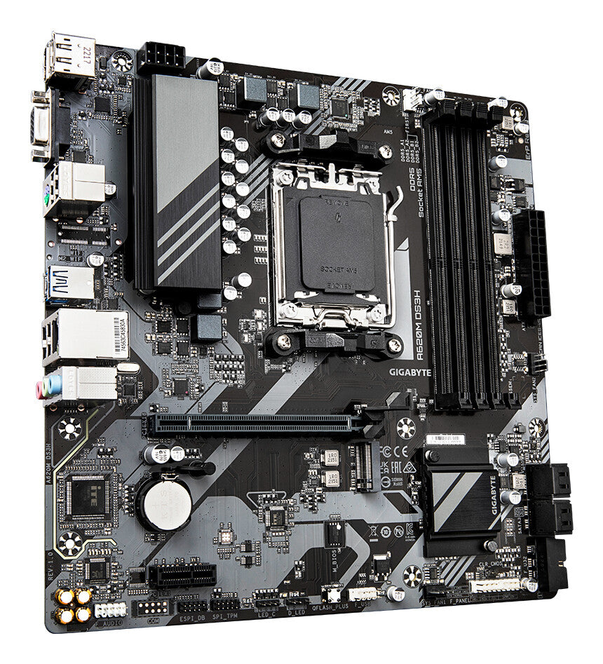 GIGABYTE A620M DS3H bundkort AMD A620 Sokkel AM5 micro ATX