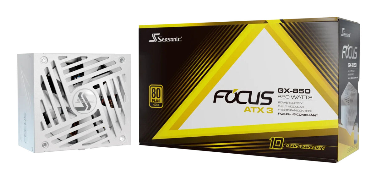 Seasonic FOCUS GX White ATX 3 (2024) 850 850Watt 80 PLUS Gold