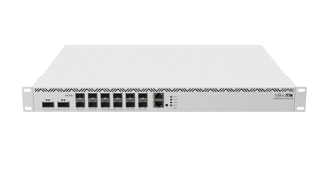 Mikrotik CCR2216-1G-12XS-2XQ kabelforbundet router Gigabit Ethernet Sølv
