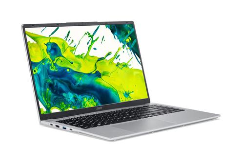 Acer Aspire Lite AL15-54P-55WH Intel Core Ultra 5 115U Laptop 39.6 cm (15.6") Full HD 16 GB LPDDR5-SDRAM 512 GB SSD Wi-Fi 6 (802.11ax) Windows 11 Home US International Silver