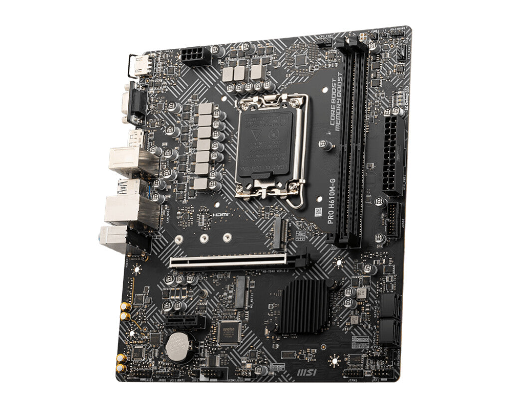 MSI PRO H610M-G bundkort Intel H610 LGA 1700 micro ATX