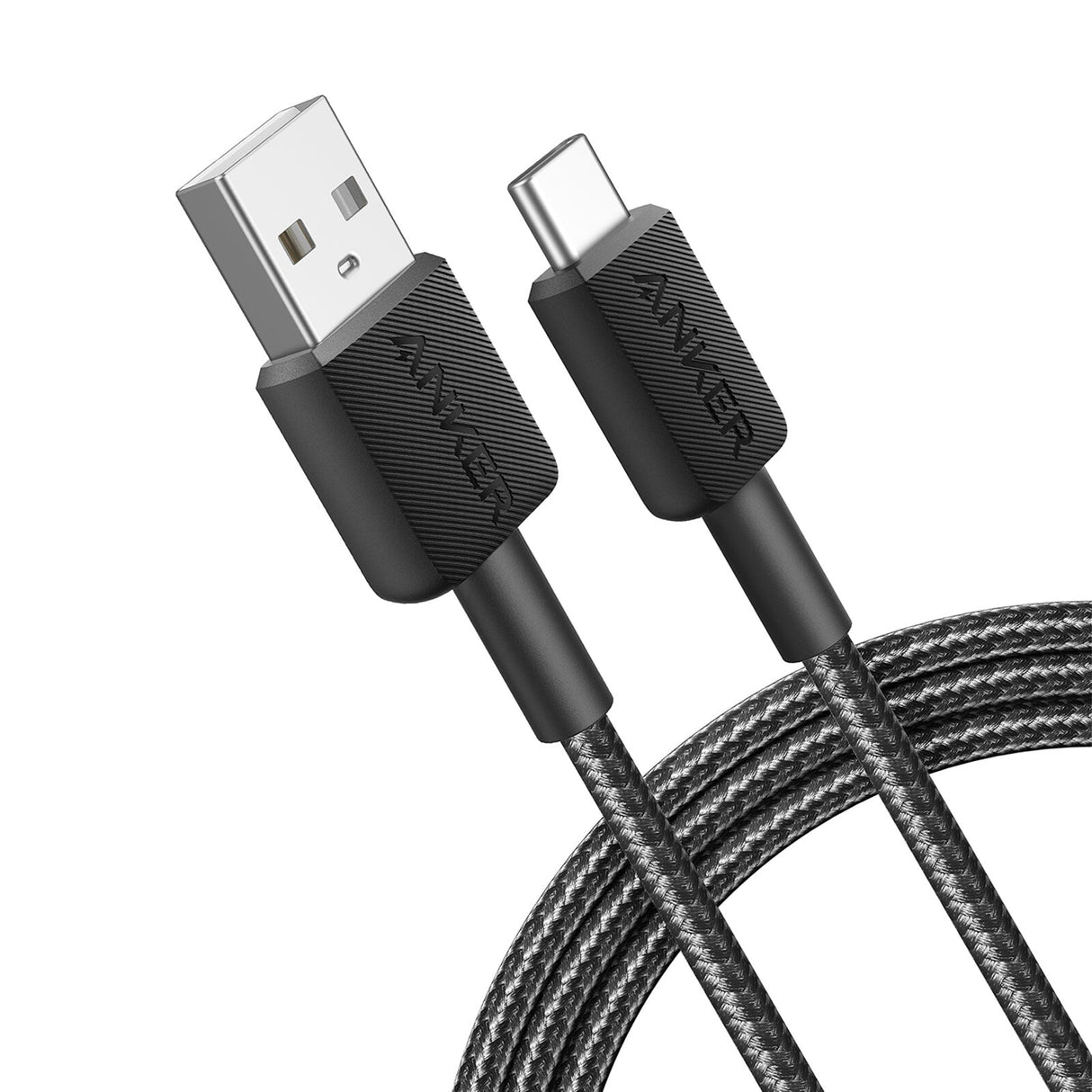 Anker 322 USB-kabel 1,8 m USB A USB C 0,48 Gbit/sek. Sort