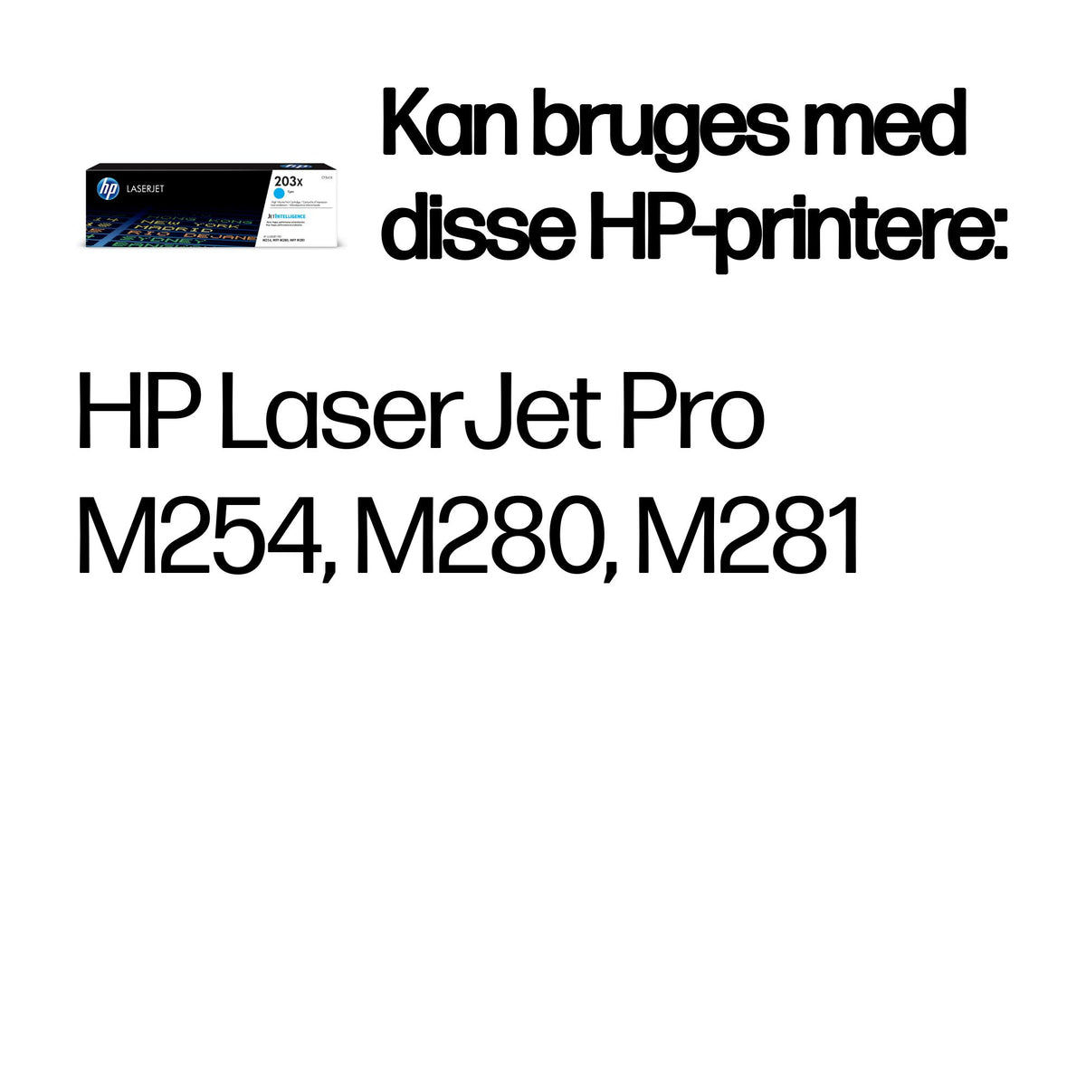 HP 203X Cyan 2500 sider Toner CF541X