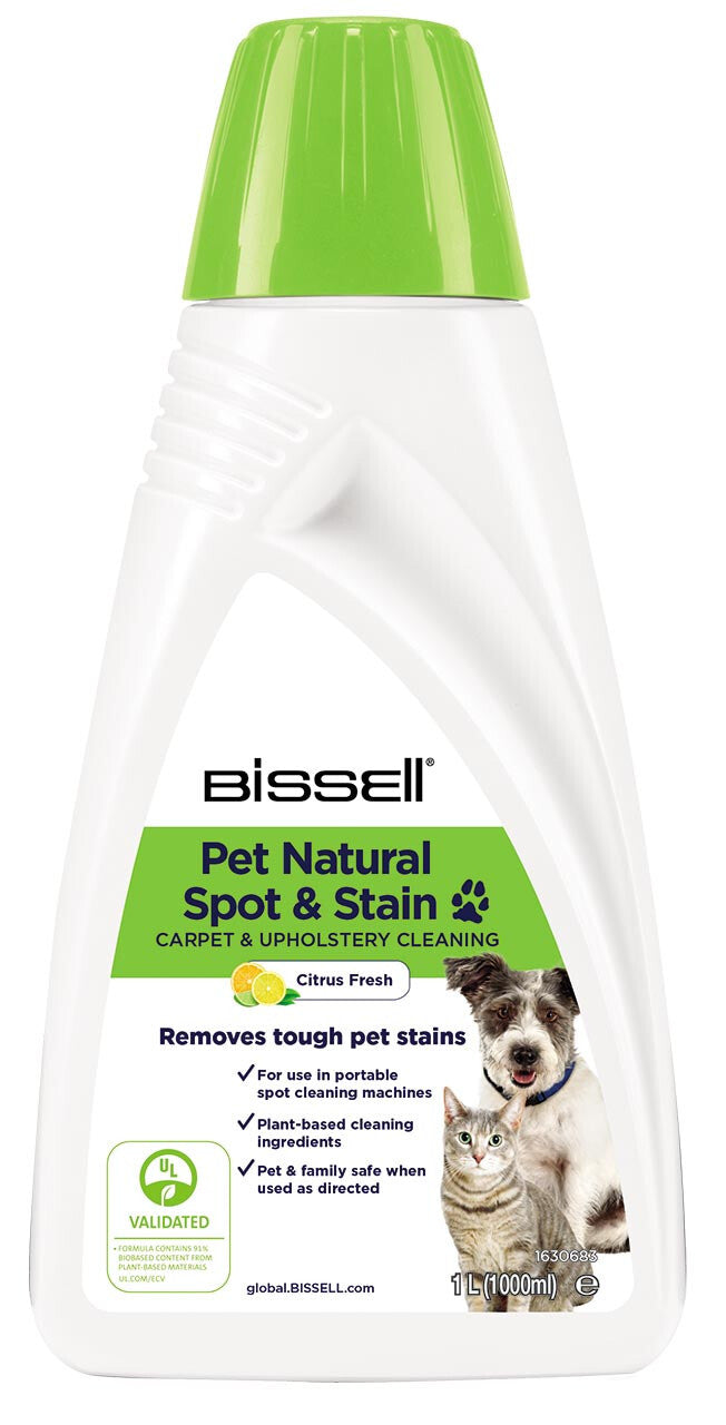 Bissell Cleaning Solution Natural Spot&Stain Pet Port. Carpet 1 L