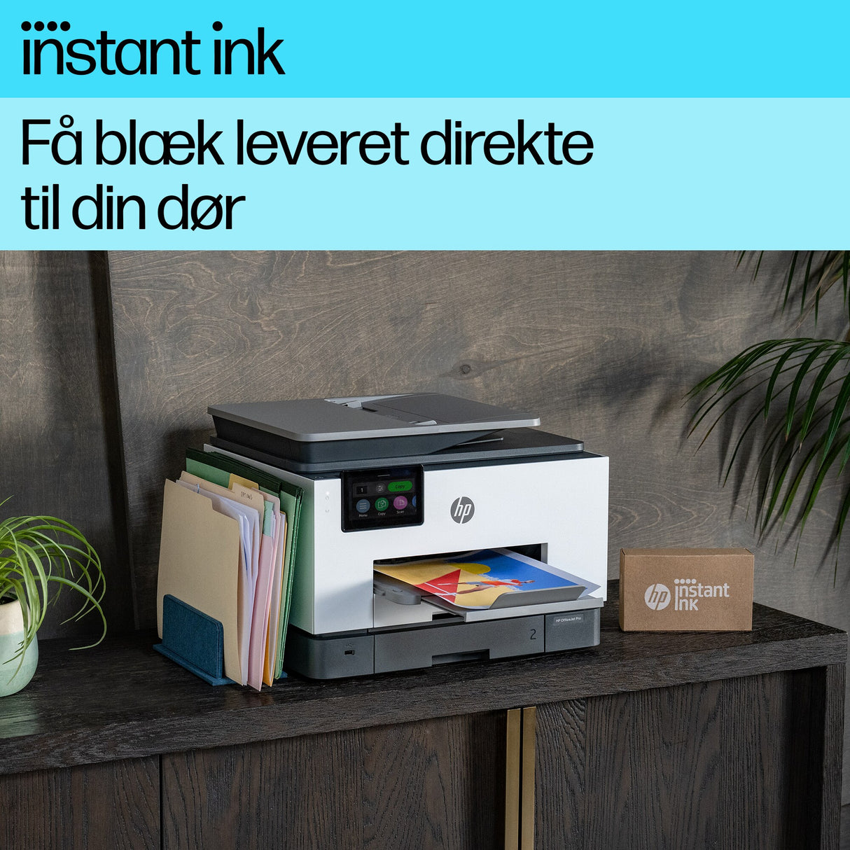 HP OfficeJet Pro 9132e Trådløst All-in-One Farve Printer, Instant Ink; 2-sidet printning