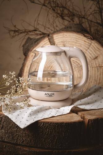 Adler AD 1283C electric kettle 1 L 900 W Cream