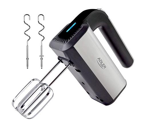 Adler AD 4225 mixer Hand mixer 800 W Black, Silver
